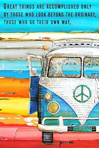 Journal: Vintage Volkswagen Vw Bus Art by Danny Phillips, Blank Lined Journal, Diary, Graduation Gift, 6x9 inches (Danny Phillips Art Series) (Volume 1)