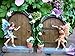 GeoFossils Set of 2 Sparkle Fairy Door Garden Home Ornament