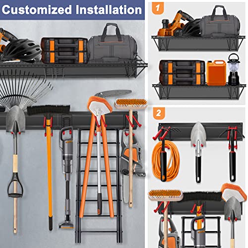 MARVOWARE Garage Storage Organizer Wall Mount Garage Organization