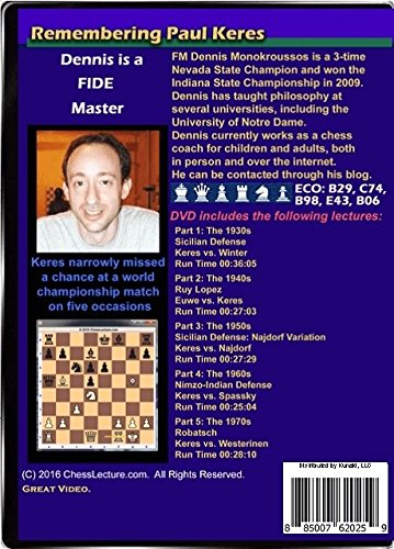 Remembering Paul Keres - Chess Lecture - Volume 153 Chess DVD