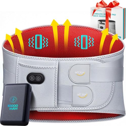 FSA Heating Pad with Massager for Back 10000mAh