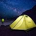 Campla Tent for Camping Outdoors,Backpacking Tents with LED Fit 2 3 Person 3 Season Lightweight Waterproof Tent for Family Mountaineering Hiking Traveling Easy Set-Up with Carrying Bag Green