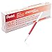 Pentel Refill Ink for BL57/BL77 EnerGel Liquid Gel Pen, 0 .7mm, Metal Tip, Red Ink, Box of 12 (LR7-B-12)