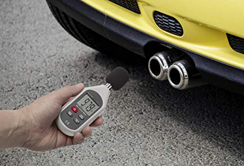 Voltcraft Mini Sound Level Meter SL-10, Dark/Light Grey, Parameters, Frequency, Pitched Sound dBA - Thumbnail 6
