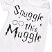 3Pcs/Set Baby Boy Girl Infant Snuggle this Muggle Rompers (0-3 Months)
