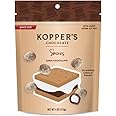 Kopper's Chocolate - Dark Chocolate S'mores - Chocolate Covered Marshmallow Dough With Graham Cracker Dust - 4 Ounce Gift Bag