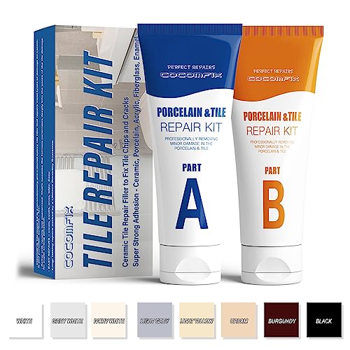 Porcelain Repair Kit, Tile Repair Kit(White) Ceramic Tile