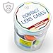 Contact Lens Cases - 12 Contact Case Value Pack, Bulk 1 Year Supply in a Convenient Storage Container, FDA Approved, Safe-Eco Friendly Premium Cases- by Vizn Pro