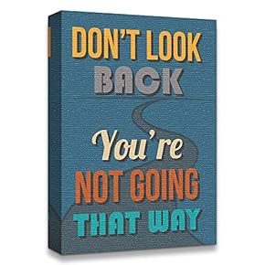 Canvas Wall Art Inspirational Words for Office Painting Artwork for Home Prints Framed - 12x18 inches