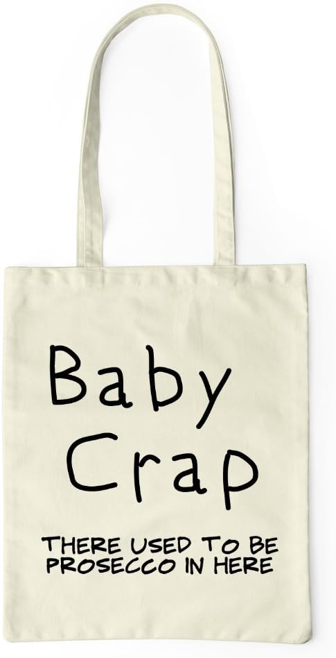 Baby Crap Now Prosecco Tote Bag New Mum Baby Shower Maternity Leave Gift