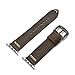 Apple Watch Band 42mm iWatch Band, ERWUBALA Genuine Cowhide Leather Apple Strap, Premium Vintage Replacement Watchband with Steel Clasp Classical Buckle Fits all Apple watch Model Series 3 2 1