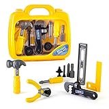 My First Tool Set in Sturdy Carry Case | Toolbox for Pretend Play | Safe Tool Set for Kids Toddlers