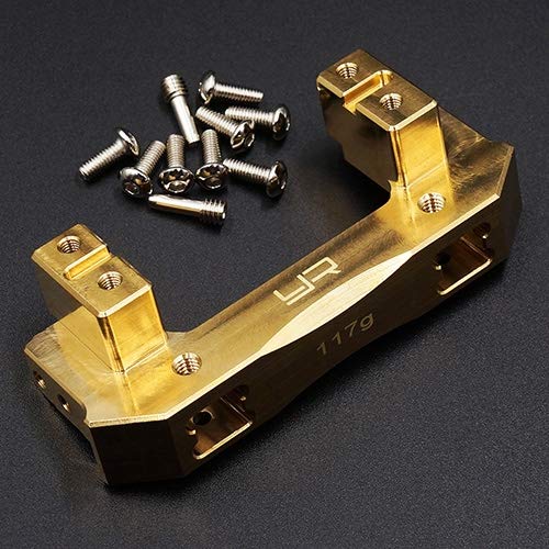 Yeah Racing Brass 117g Front Bumper & Servo Mount For Traxxas TRX-4 #TRX4-044