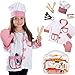 Tigerdoe Chef Costume for Kids - Role Play Sets for Kids w/ Case - Bakers Costume - Cooking Costume