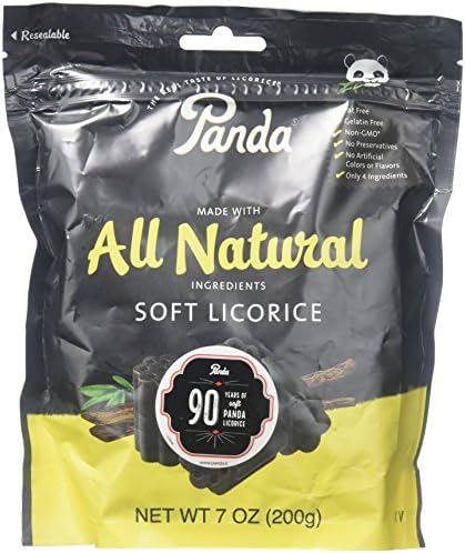 Panda Natural Licorice Chews 7oz (Pack of 4)