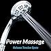 ShowerMaxx, Luxury Spa Series, 6 Spray Settings 4.5 inch Hand Held Shower Head, Extra Long Stainless Steel Hose, MAXX-imize Your Shower with Showerhead in Polished Chrome Finish