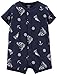 Carter's Baby Boys' Print Romper (Baby) - Navy - 3 Months