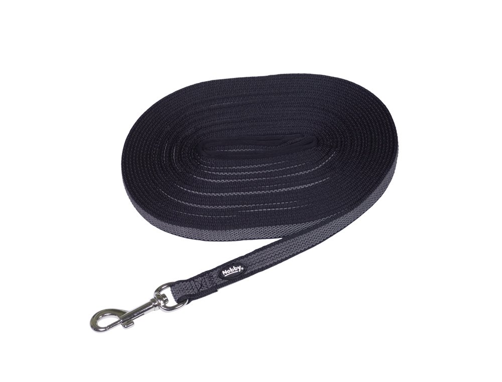 Nobby Anti-slip Recall Lead Width 20 mm Length 58-69 cm + 54 cm Grey