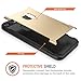iPhone 7 Plus Case, Trianium [Duranium Series] Heavy Duty Protective Cases Shock Absorption Hard Covers w/ Built-in Screen Protector+ Holster Belt Clip Kickstand for Apple iPhone 7 Plus 2016-Gold