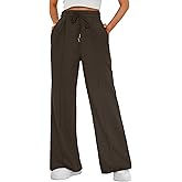 AUTOMET Womens Wide Leg Sweatpants Baggy Lounge Travel Pants Fall Fashion Outfits 2025 Winter Clothes Joggers