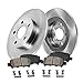 Callahan Rear Brake Kit for SAAB 9-2X Subaru Forester Impreza Brake Rotors Ceramic Brakes Pads Replacement: 10.47