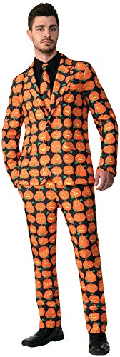 Forum Novelties Men's Pumpkin Suit and Tie Xl Costume