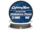 LV Stainless Steel 316L Wire 27 AWG - 100'