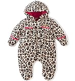 Juicy Couture Baby Pram - Printed Silky Sherpa, Mocha, 3-6 Months
