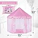 Campela Pink Princess Tent Teepee Castle Girls Large Playhouse - Kids Dream Play Tents with Star Lights for Children Indoor and Outdoor Games 55'' x 53'' (DxH)