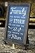 COMPONO Vintage Chalkboard (16” x 12”) Free Standing Rustic Chalk Board Easel for Wedding, Home, Kitchen, or Business use. Hand Made with Real Slate Writing Surface and Distressed Wood Frame Finish