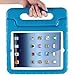 iPad Mini Case,AGRIGLEER [Kids Series]Shock Proof Convertible Handle Light Weight Super Protective Stand Cover Case for Apple iPad Mini /Mini 2/Mini 3 (Blue)