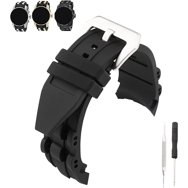 Cinturino Orologio Invicta Subaqua Reserve In Gomma Silicone Nero Con Fibbia Acciaio Senphyton