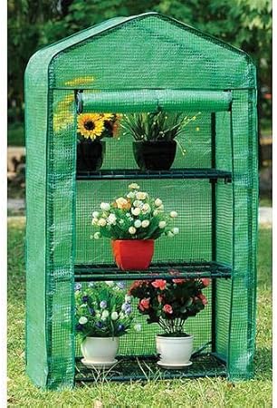 Strend Pro Klein Balkon Gewachshaus Fur Tomaten 69x49x128cm Mit 3 Etagen Inkl Folien Grun Kleines Garten Tomatenhaus Regal Foliengewachshaus Zimmer Pflanzenhaus Gewachshausfolie Fruhbeet Amazon De Garten