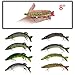 Lixada Fishing Lures 8 Segment Lifelike Swimbait 20cm/8in 66g Multi Jointed Artificial Bait Hard Bait Crankbait Treble Hooks for Bass Perch Trout, 8 Colors