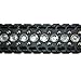 CTM® Women's Western Belt with Rhinestones and Studs