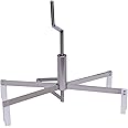 MUSESPANI 40cm Stainless Steel 304 Crepe Spreader Tool and Pancake Maker - Pizza Batter Cooking Tegulator for Baker and Home Use (44 * 37cm)
