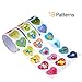 Valentine Heart Stickers for Kids Animal Stickers., 3 Rolls Adhersive Stickers with 18 Different Design, Pack of 300