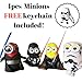 Minions Star Wars Action Figures | 4 pcs CosPlay Toys Set | Bonus Keychain included | By ToysoutletUSA