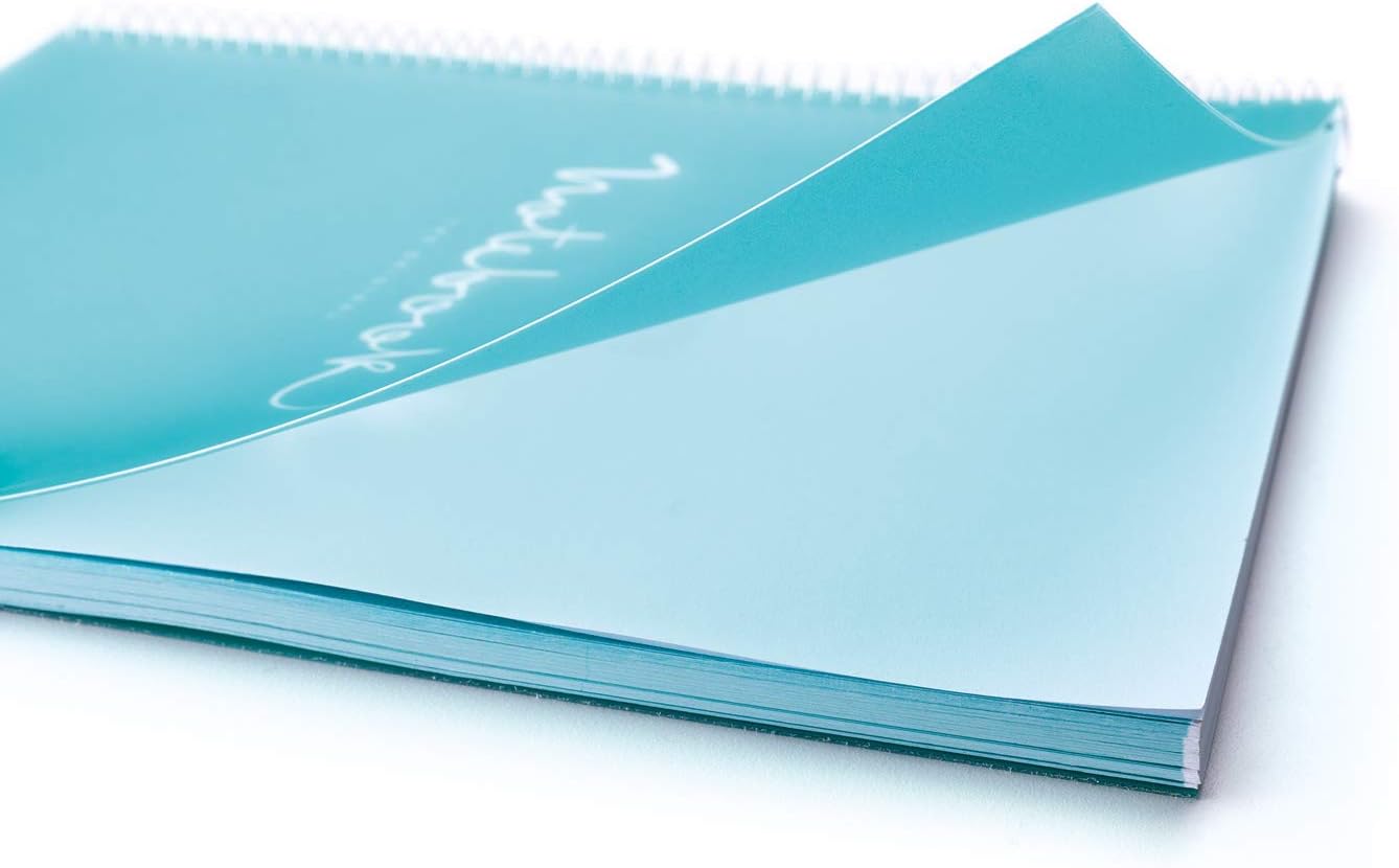 Miquelrius A4 Spiral Notebook, Emotions Navy - Grid Sky Blue, A4 Plástico - Image 4
