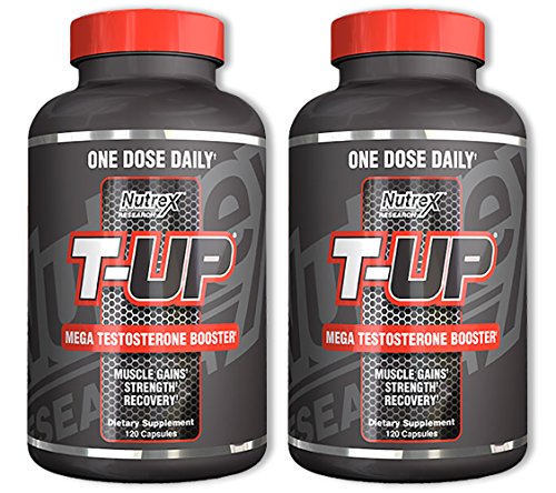 Nutrex T-Up Mega Testosterone 120 Capsules (2 Pack)