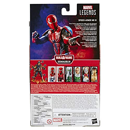 Hasbro Marvel Spider-Man Legends Series 15 cm große Spider-Armor MK III Action-Figur, mit Build-A-Figure Element und… – Bild 3
