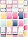 Flower planner stickers kit. 6 full size sheets on matte removable sticker paper included. Sized to fit most planners, Erin Condren and Happy Planner shown in additional photos.