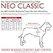EzyDog Neo Dog Collar - Waterproof & Reflective Dog Collar with Soft Padded Neoprene for Comfort & Durable Nylon – Features Quick Release Buckle and Built-in ID Clip (Medium, Blue)