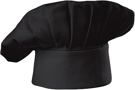 Black chef hat Clearance