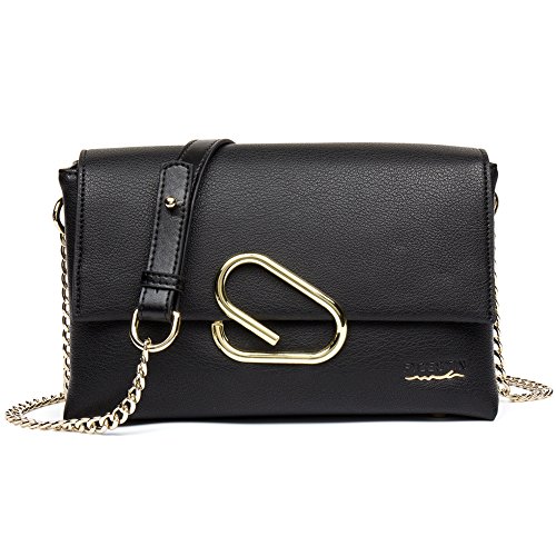 Figestin Women Leather Purse Cross Body Shoulder Messenger Bag