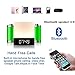 Pakway All-in-one Bluetooth Speaker with Multicolor Night Light Lamp, Alarm Clock, Hands-free Calls,MP3 Player Function (White Plus)
