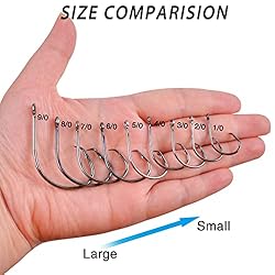 Fishing Hooks Circle Hooks Saltwater, 50/150pcs