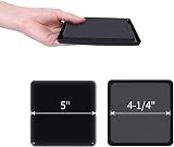 Ezprotekt 5 Inch Square Carpet Furniture Sliders Reusable Mover Set view 2