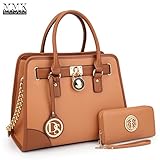 MMK Collection Medium Size Vegan Leather Two-Tone