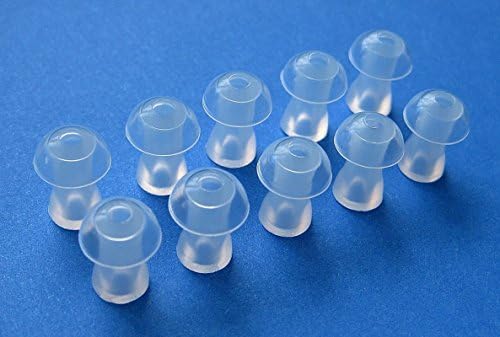 Secret Love 10 Small Soft Replacement Mushroom Eartips Domes for Siemens BTE Hearing Aids